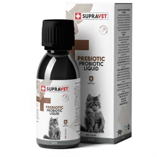 Supravet Probiyotik Bağışıklık Güçlendirici Sıvı Probiyotik + Prebiyotik Kedi Vitamin Takviyesi