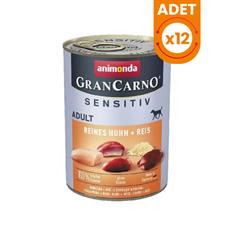 Animonda Gran Carno Sensitive Tavuklu ve Pirinçli Yetişkin Köpek Konservesi