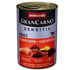 Animonda Gran Carno Sensitive Tavuklu Ve Patatesli Yetişkin Köpek Konservesi