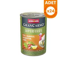 Animonda Gran Carno Superfoods Hindi Pazı ve Kuşburnlu Yetişkin Köpek Konservesi