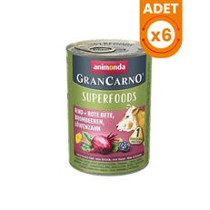 Animonda Gran Carno Superfoods Sığır Etli Yetişkin Köpek Konservesi