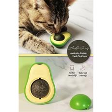 Avokado Catnipli Kedi Çimi Topu Kedi Nanesi Oyuncağı