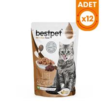 BestPet Adult Jelly Pouch Ciğerli Yaş Kedi Maması