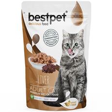 BestPet Adult Jelly Pouch Ciğerli Yaş Kedi Maması