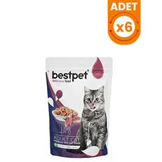 Bestpet Kuzu Etli Yetişkin Konserve Kedi Maması