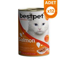 Bestpet Sterilised Somonlu Kısırlaştırılmış Konserve Kedi Maması