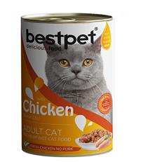 Bestpet Tavuklu Jöleli Yetişkin Konserve Kedi Maması