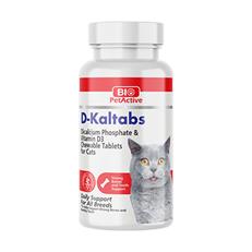 Bio Pet Active D-Kaltabs Kediler İçin Kalsiyum Tableti
