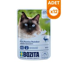 Bozita Pouch Ren Geyiği Etli Tahılsız Yetişkin Konserve Kedi Maması