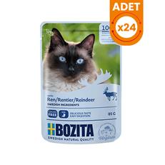 Bozita Pouch Ren Geyiği Etli Tahılsız Yetişkin Konserve Kedi Maması