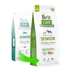 Brit Care Sustainable Tavuklu ve Böcek Proteinli Yaşlı Köpek Maması