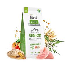 Brit Care Sustainable Tavuklu ve Böcek Proteinli Yaşlı Köpek Maması