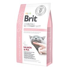 Brit Veterinary Diet Hypo-Allergenic Tahılsız Cilt Sağlığı Destekleyici Somonlu Kedi Maması