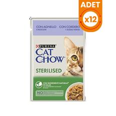 Cat Chow Sterilised Kuzu Etli Kısırlaştırılmış Konserve Kedi Maması