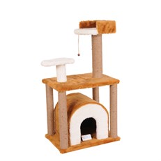 Cat Hause S01 Yuvalı Kedi Tırmalama Evi  105 Cm