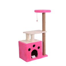 Cat Hause S02 Yuvalı Kedi Tırmalama Evi  97 Cm