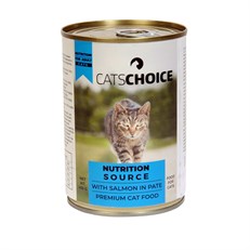 Cats Choice Somonlu Kıyılmış Yetişkin Konserve Kedi Maması