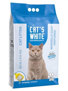 Cats White Sabunlu Bentonit Kedi Kumu Kalın 10 Kg (12 Lt)