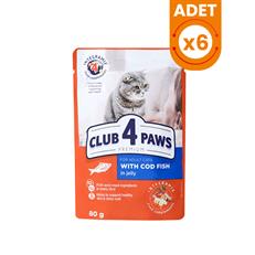 Club4Paws Premium Morina Balıklı Pouch Konserve Kedi Maması