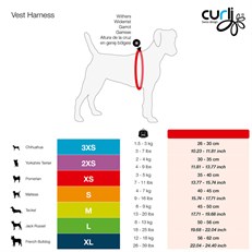 Curli Merino Köpek Göğüs Tasması  Small