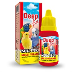 Deep Fix Multisol Kafes Kuşları İçin Multivitamin Takviyesi