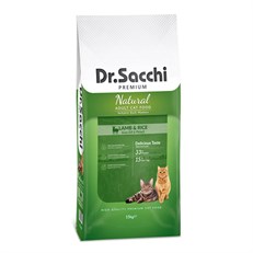 Dr.Sacchi Premium Natural Kuzulu Ve Pirinçli Yetişkin Kedi Mamasi