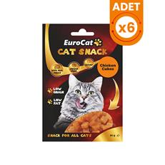 Euro Cat Tavuklu Düşük Tahıllı Catnipli Küp Kedi Ödül Maması