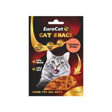 Euro Cat Tavuklu Düşük Tahıllı Catnipli Şerit Kedi Ödül Maması