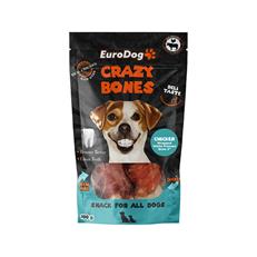 Euro Dog Crazy Bones Dental Düğümlü Tavuk Sargılı Köpek Ödül Maması