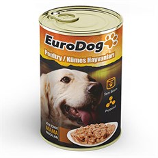 Euro Dog Kümes Hayvanlı Yetişkin Köpek Konservesi