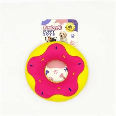Euro Dog Puppy Toys Peluş Donut Yavru Köpek Oyuncağı