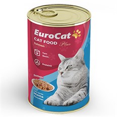 Eurocat Somonlu Yetişkin Konserve Kedi Maması