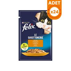 Felix Sensations Taze Jöle İçerisinde Tavuklu Yetişkin Konserve Kedi Maması