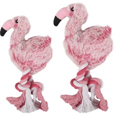 Flamingo Peluş Köpek Oyuncağı Pembe