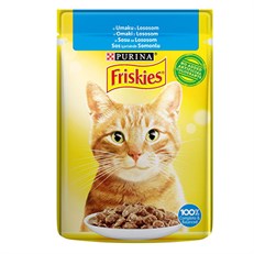 Friskies Somonlu Yetişkin Konserve Kedi Maması