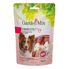 Garden Mix Kuzu Sargılı Kemik Düşük Yağlı Şekersiz Köpek Ödül Maması