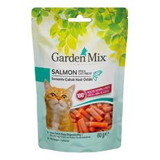 Garden Mix Somonlu Düşük Yağlı Şekersiz Stick Kedi Ödül Maması