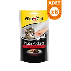 Gimcat Nutri Pockets Biftek Malt Kedi Ödül Maması Tablet