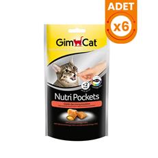 Gimcat Nutri Pockets Somon Omega Kedi Ödül Maması Tablet