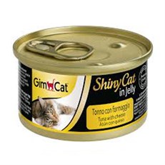 Gimcat Shinycat Tuna Balıklı Peynirli Konserve Kedi Maması