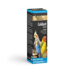 Gold Wings Premium Coldast Kuşlar için Solunum Sistemi Destekleyici Sıvı Vitamin