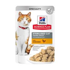 Hills Sterilised Tavuklu Pouch Kısırlaştırılmış Konserve Kedi Maması