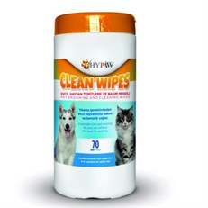 Hypaw Clean Wipes Kedi ve Köpekler için Temizleme Mendili