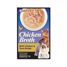 Inaba Ciao Chicken Broth Tavuk Sulu ve Ton Balıklı Kedi Çorbası