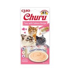 Inaba Ciao Churu Cream Ton Balıklı ve Somonlu Sıvı Kedi Ödül Maması
