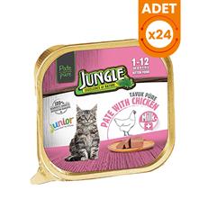 Jungle Sütlü Tavuklu Pate Yavru Konserve Kedi Maması