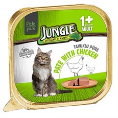 Jungle Tavuklu Pate Yetişkin Konserve Kedi Maması