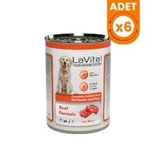 Lavital Adult Biftekli Bağışıklık Sistemi Destekleyici Yetişkin Köpek Konservesi