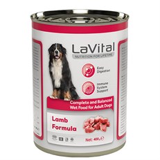 Lavital Adult Kuzulu Bağışıklık Sistemi Destekleyici Yetişkin Köpek Konservesi