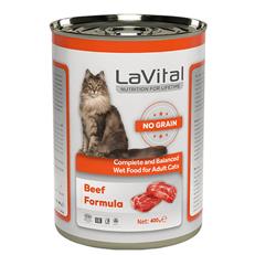 Lavital Adult Tahılsız Biftekli Yetişkin Konserve Kedi Maması